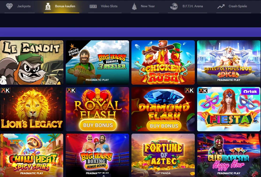 Vegas Nova-Slots mit Bonus-Kaufoptionen, bei denen Sie Freispiele erhalten können